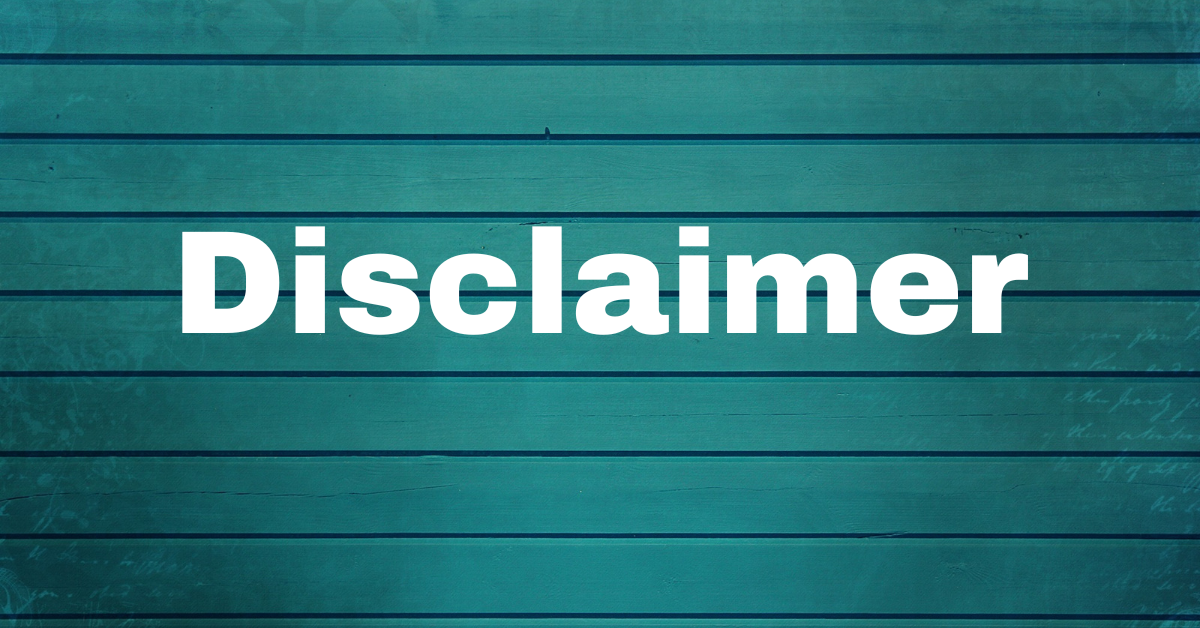 Disclaimer