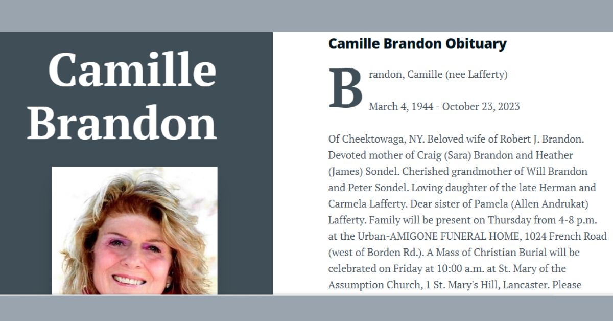 Is Camille Brandon Dead?